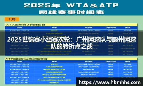 2025世锦赛小组赛次轮：广州网球队与赣州网球队的转折点之战